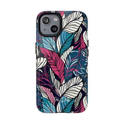 iPhone 14 Glossy Phone Case - Leaf Symphony | MagSafe iPhone Case