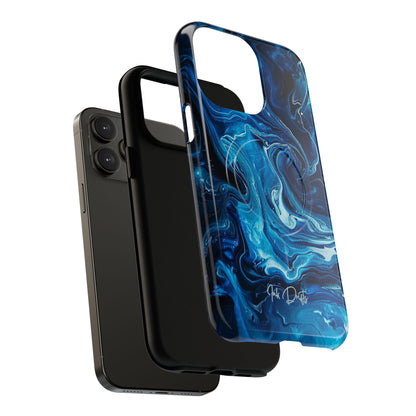 Phone Case - Blue Swirl | MagSafe iPhone Case