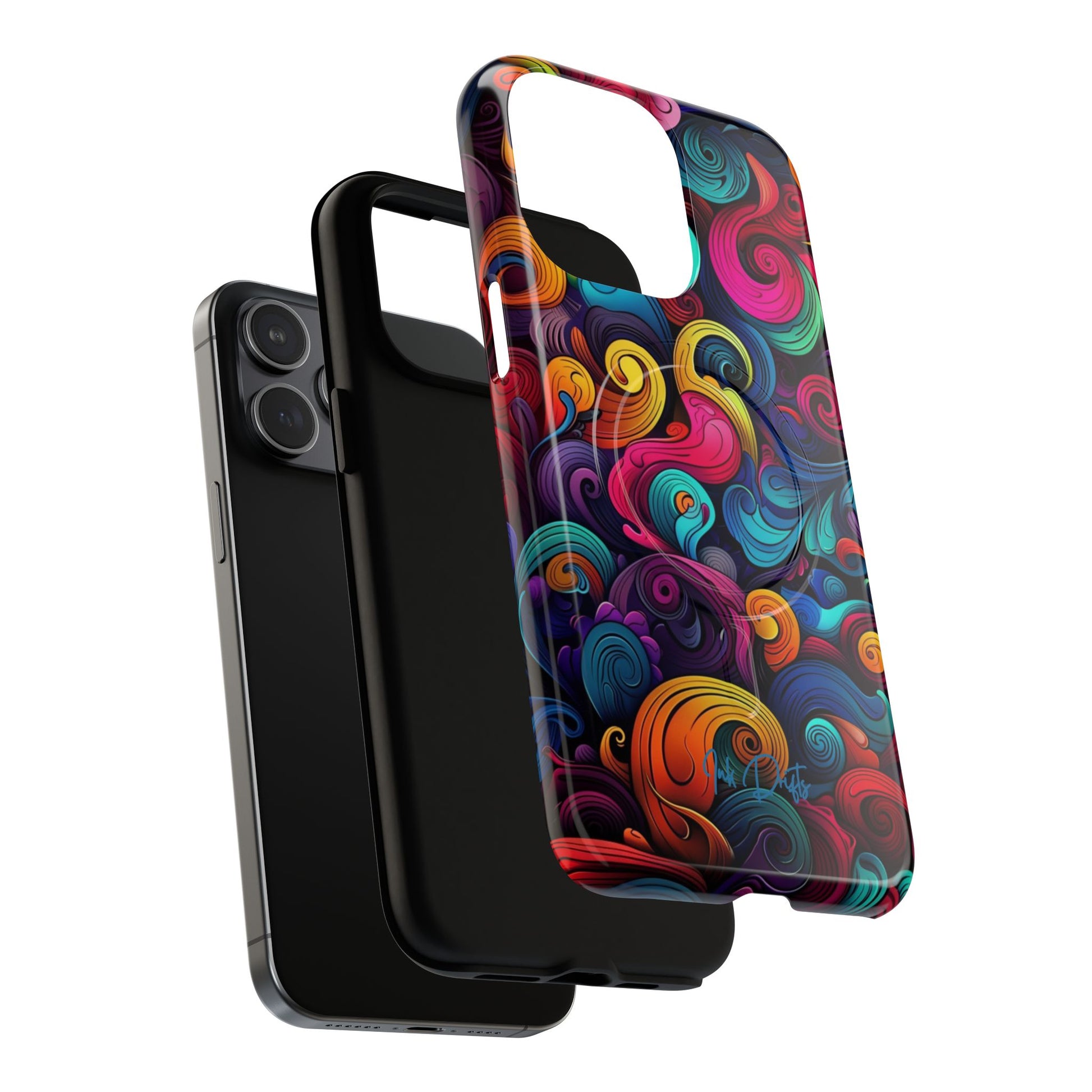 Phone Case - Psychedelic Waves | MagSafe iPhone Case