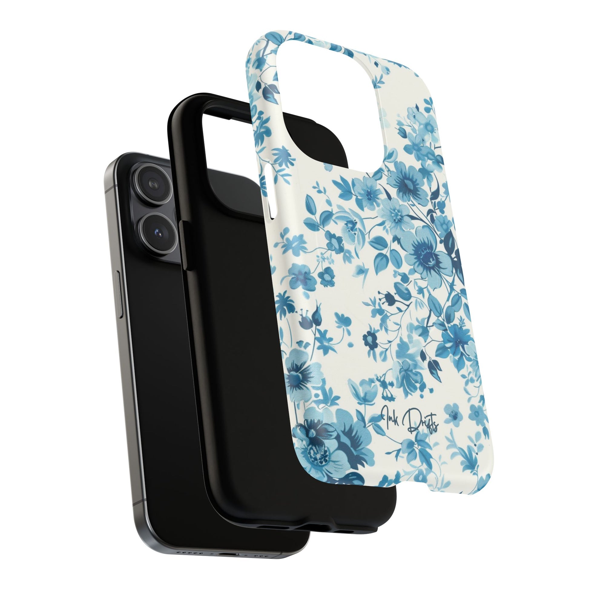 Phone Case - Blue Blossom | MagSafe iPhone Case