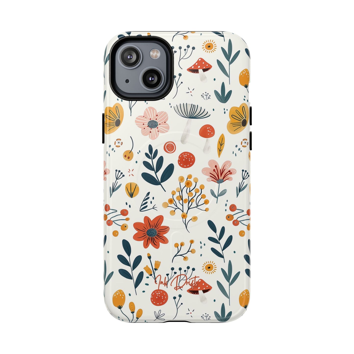 iPhone 14 Plus Glossy Phone Case - Forest Whimsy | MagSafe iPhone Case