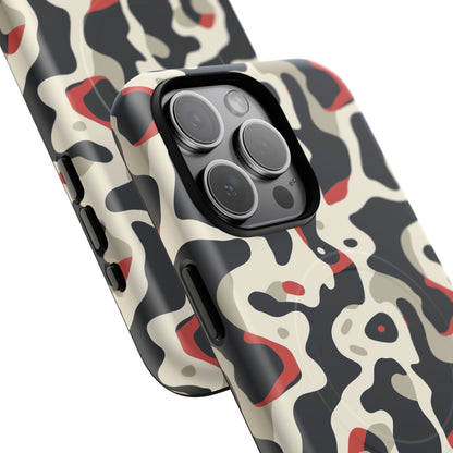 Phone Case - Cream Red Camo | MagSafe iPhone Case