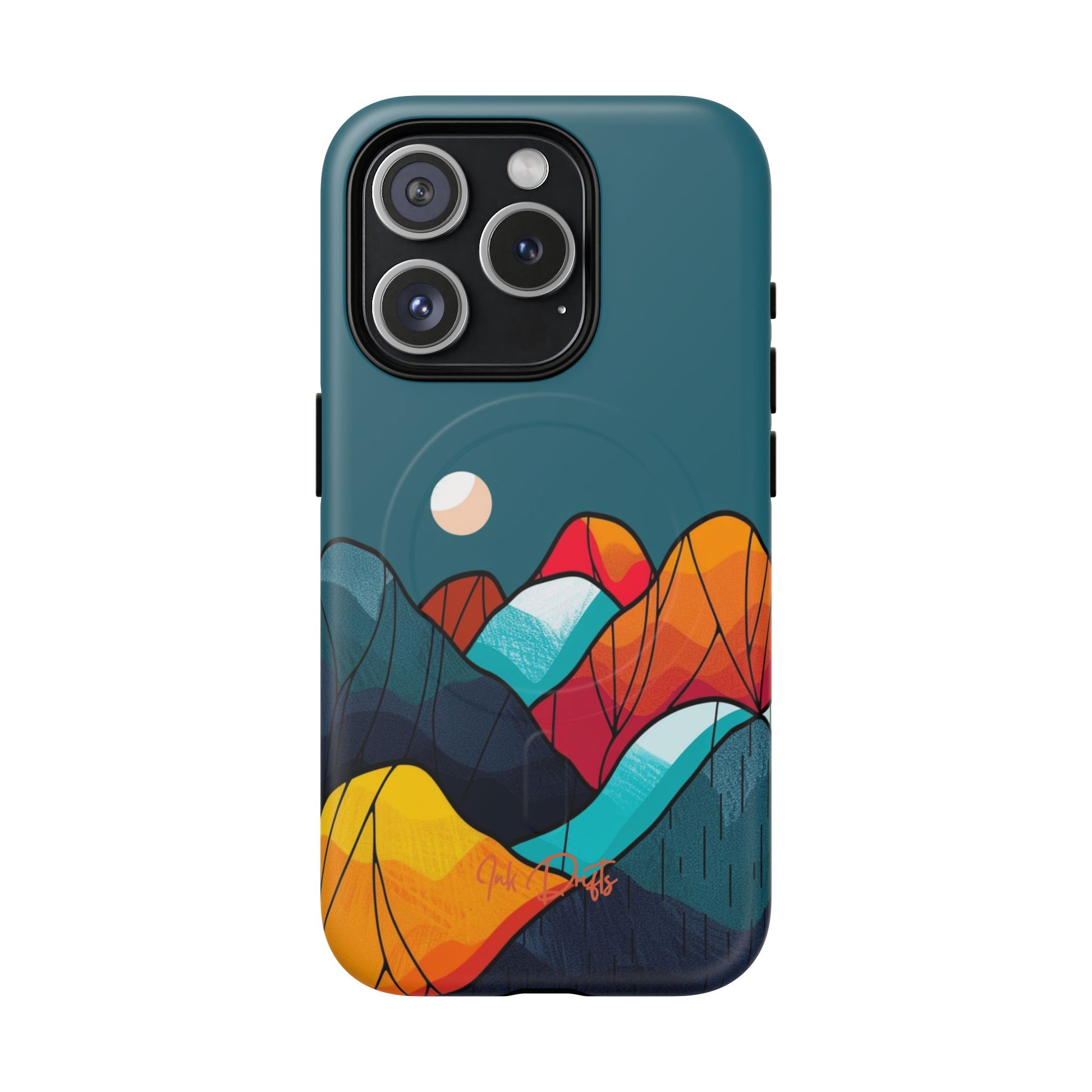 iPhone 15 Pro Matte Phone Case - Autumn Mountains | MagSafe iPhone Case