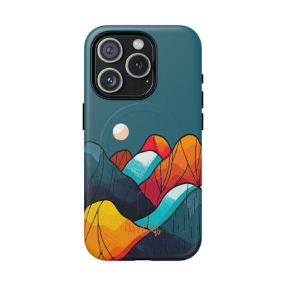 iPhone 15 Pro Matte Phone Case - Autumn Mountains | MagSafe iPhone Case