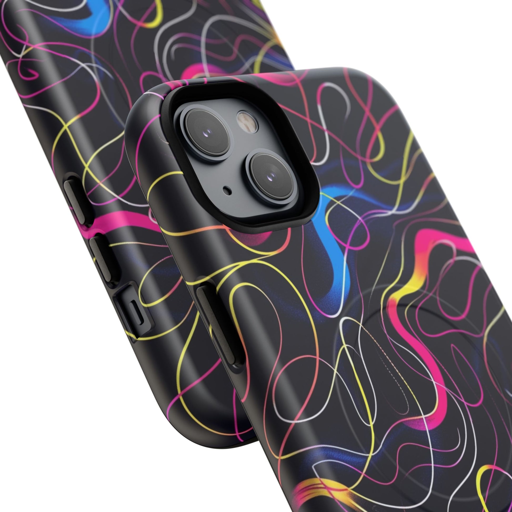 Phone Case - Neon Tangles | MagSafe iPhone Case