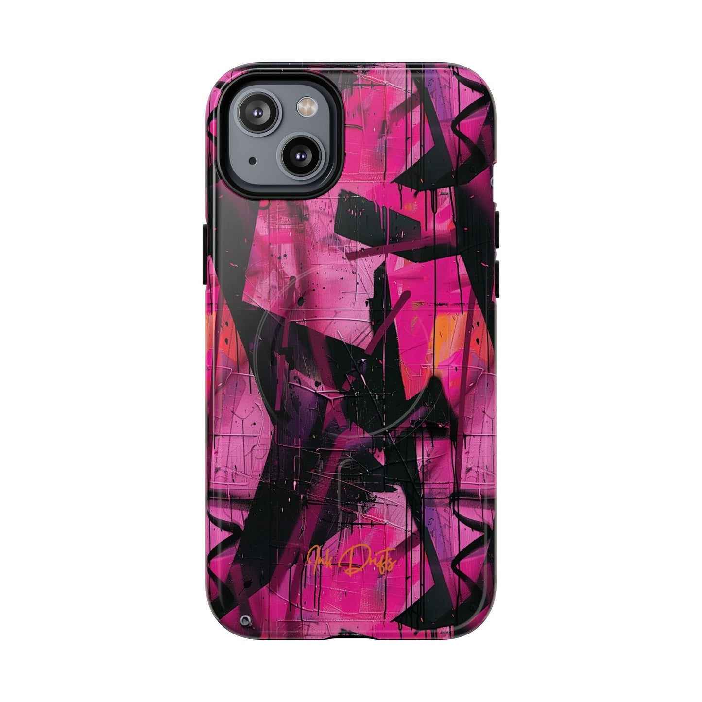 iPhone 14 Plus Glossy Phone Case - Urban Vibe | MagSafe iPhone Case