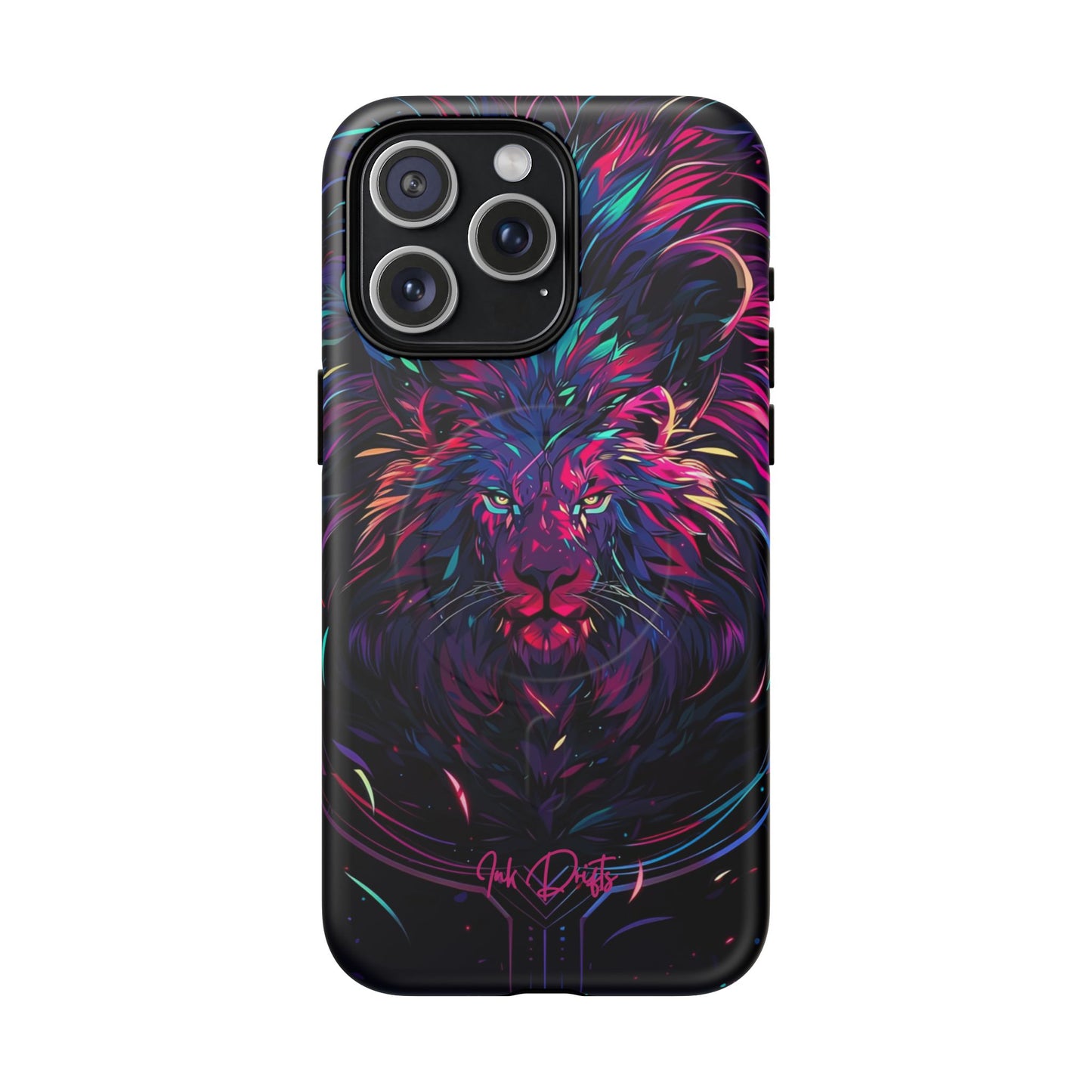 iPhone 15 Pro Max Matte Phone Case - Neon Majesty | MagSafe iPhone Case