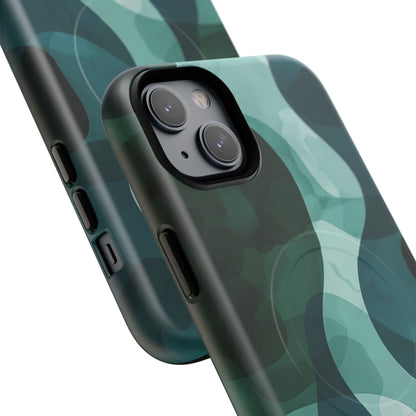 Phone Case - Verdant Waves | MagSafe iPhone Case