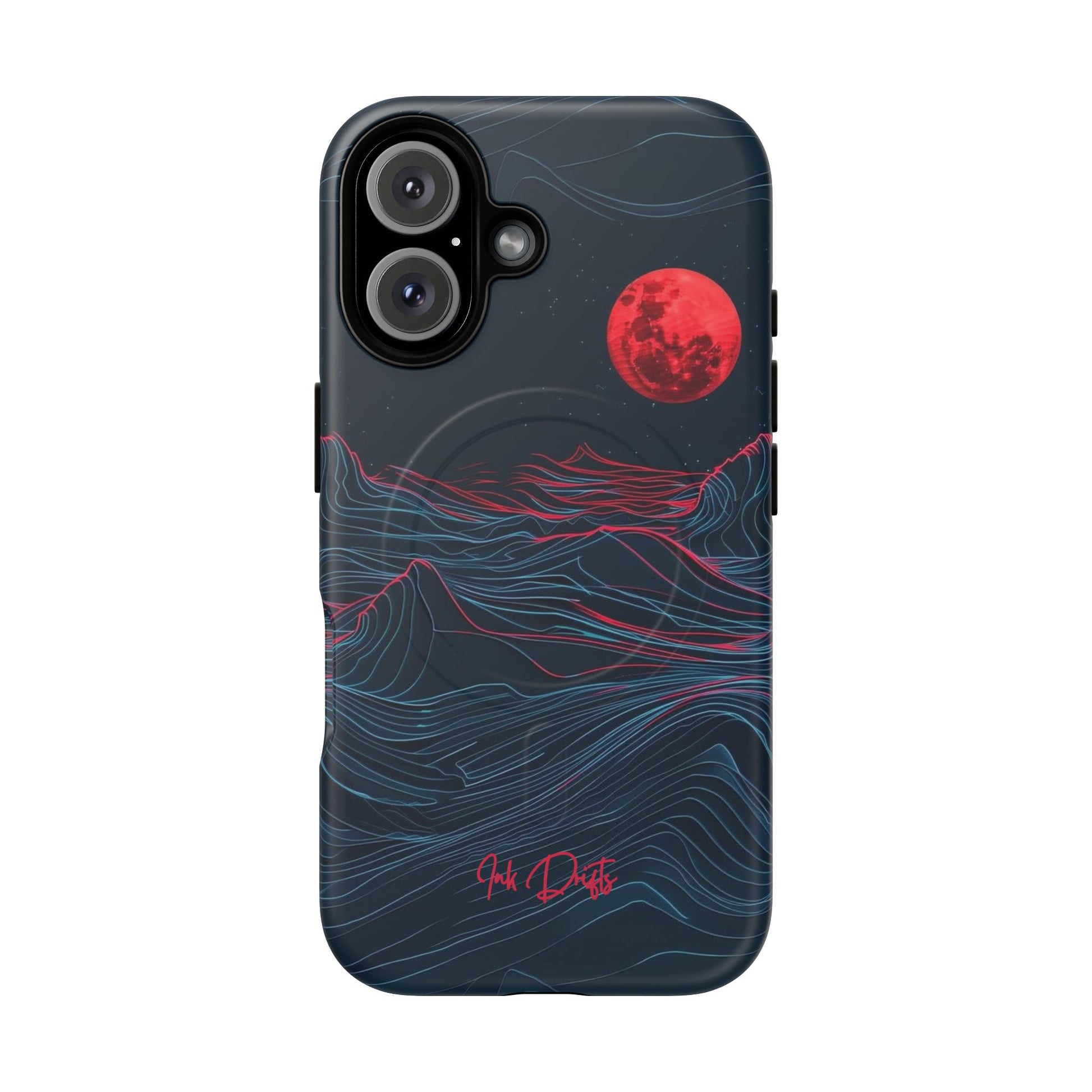 iPhone 16 Matte Phone Case - Blood Moon | MagSafe iPhone Case