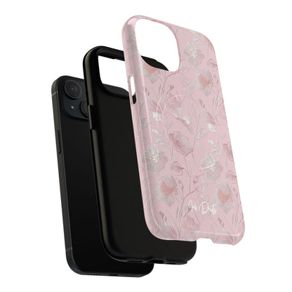 Phone Case - Pink Flora | MagSafe iPhone Case