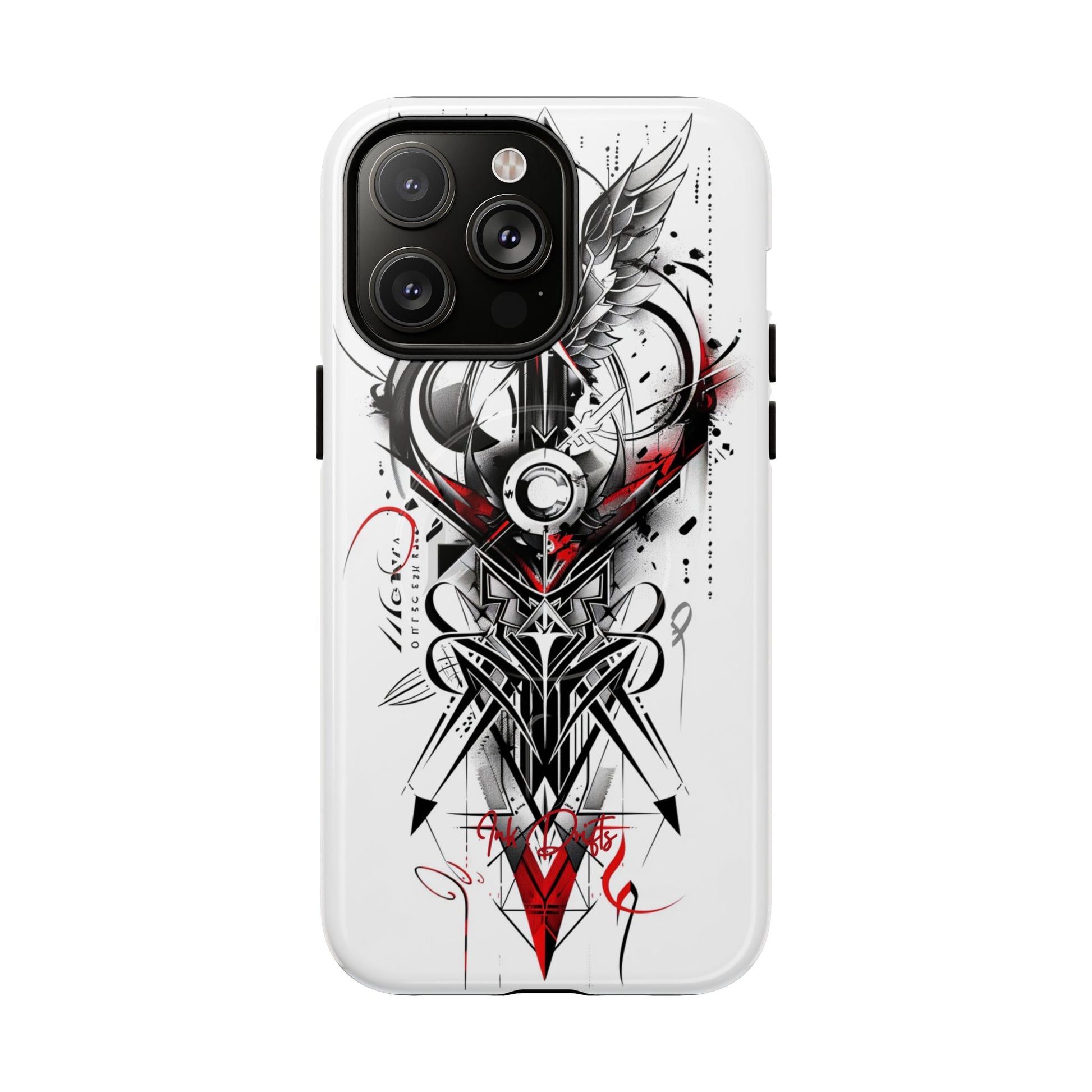 iPhone 14 Pro Max Glossy Phone Case - Cyber Sigil | MagSafe iPhone Case