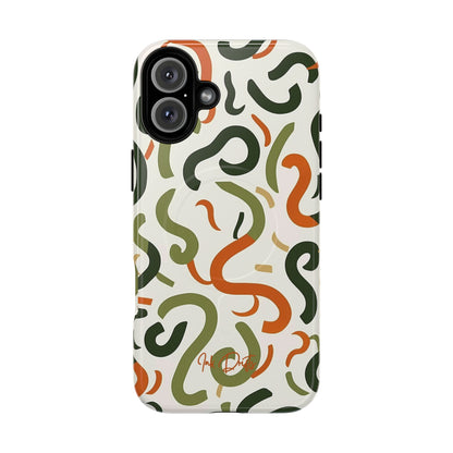 iPhone 16 Plus Glossy Phone Case - Earthy Whimsy | MagSafe iPhone Case