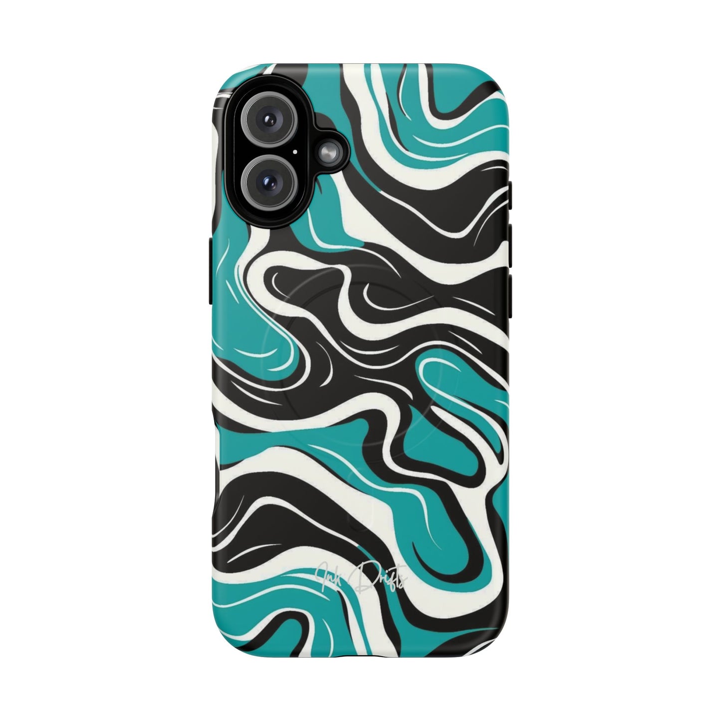 iPhone 16 Plus Matte Phone Case - Teal Tempest | MagSafe iPhone Case