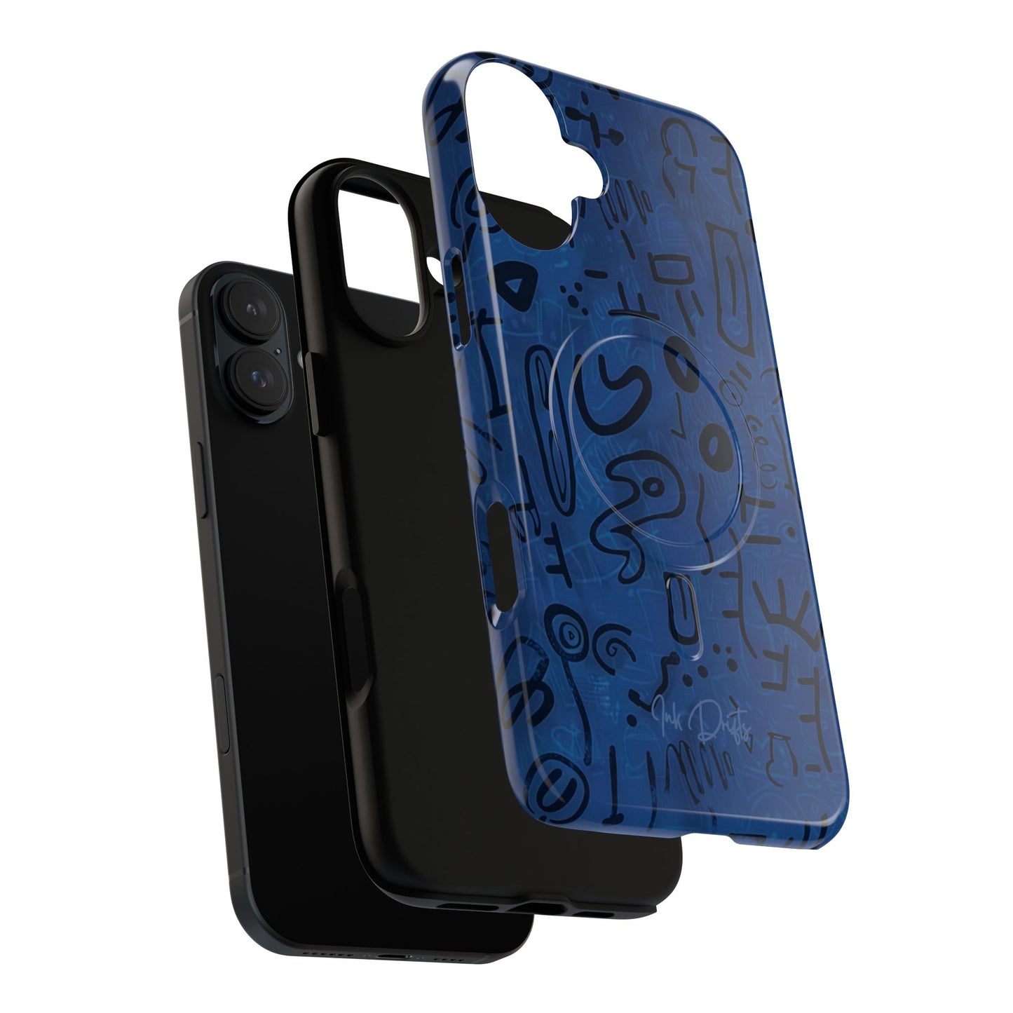 Phone Case - Nocturnal Scribbles | MagSafe iPhone Case