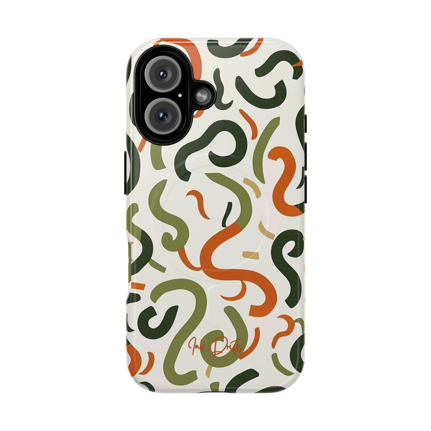 iPhone 16 Glossy Phone Case - Earthy Whimsy | MagSafe iPhone Case