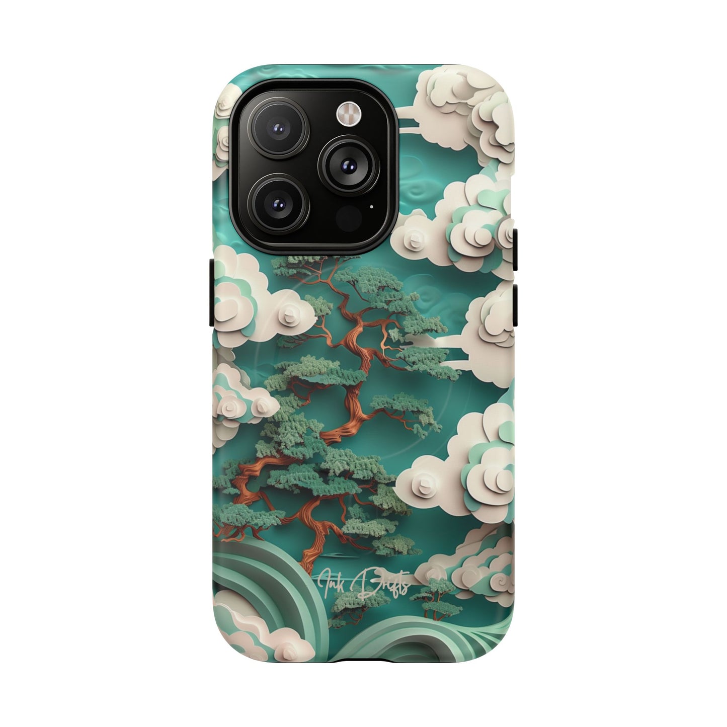 iPhone 14 Pro Matte Phone Case - Celestial Bonsai | MagSafe iPhone Case