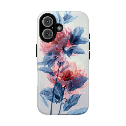 iPhone 16 Glossy Phone Case - Ethereal Blooms | MagSafe iPhone Case