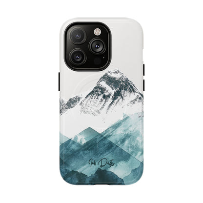 iPhone 14 Pro Glossy Phone Case - Alpine Serenity | MagSafe iPhone Case