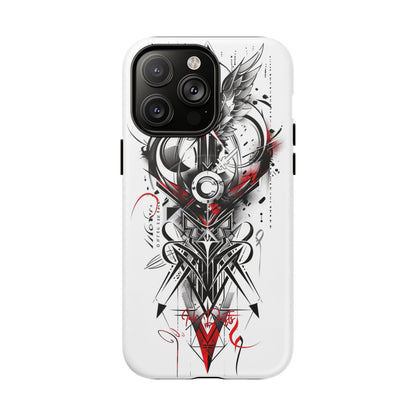 iPhone 14 Pro Max Matte Phone Case - Cyber Sigil | MagSafe iPhone Case