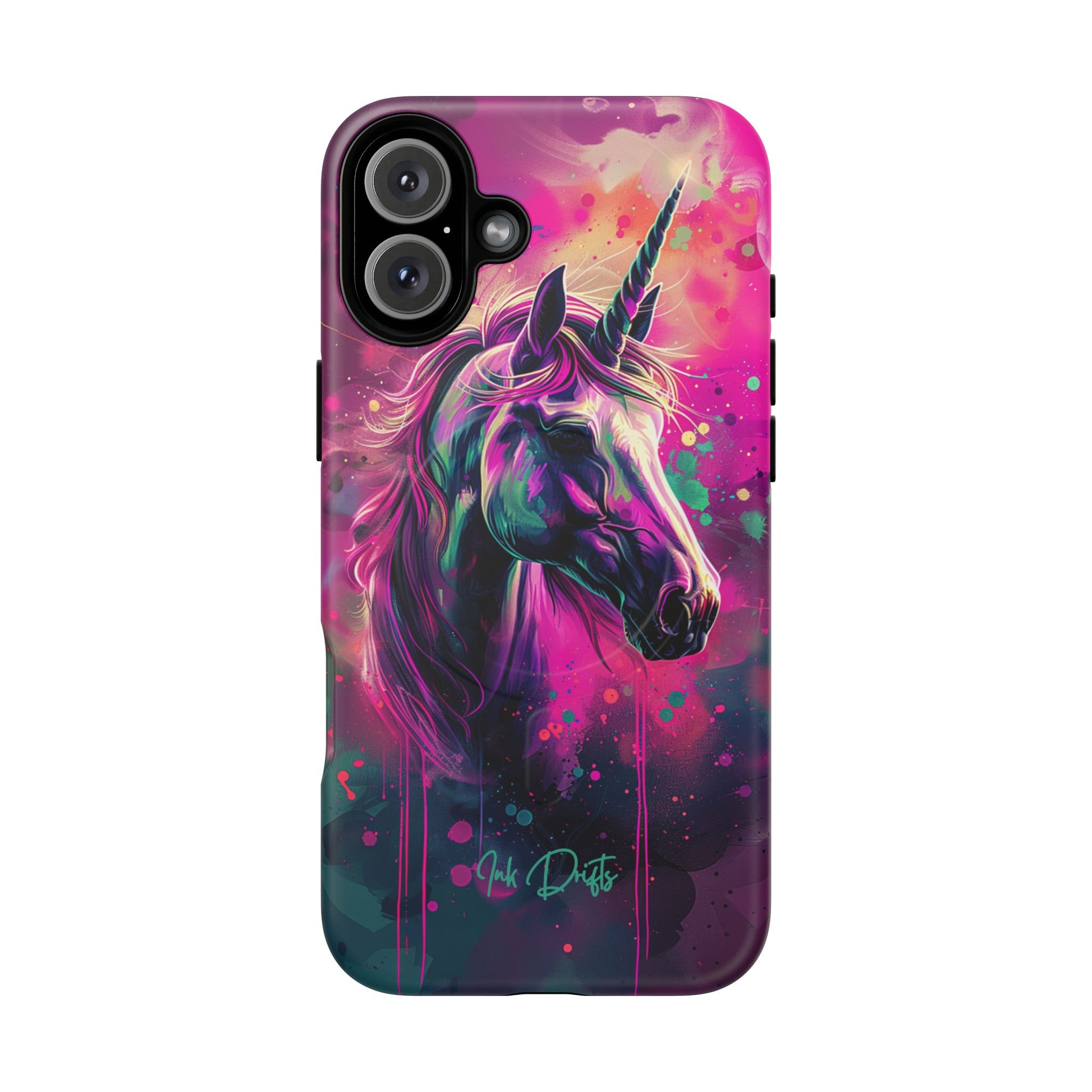 iPhone 16 Plus Matte Phone Case - Mystic Unicorn | MagSafe iPhone Case