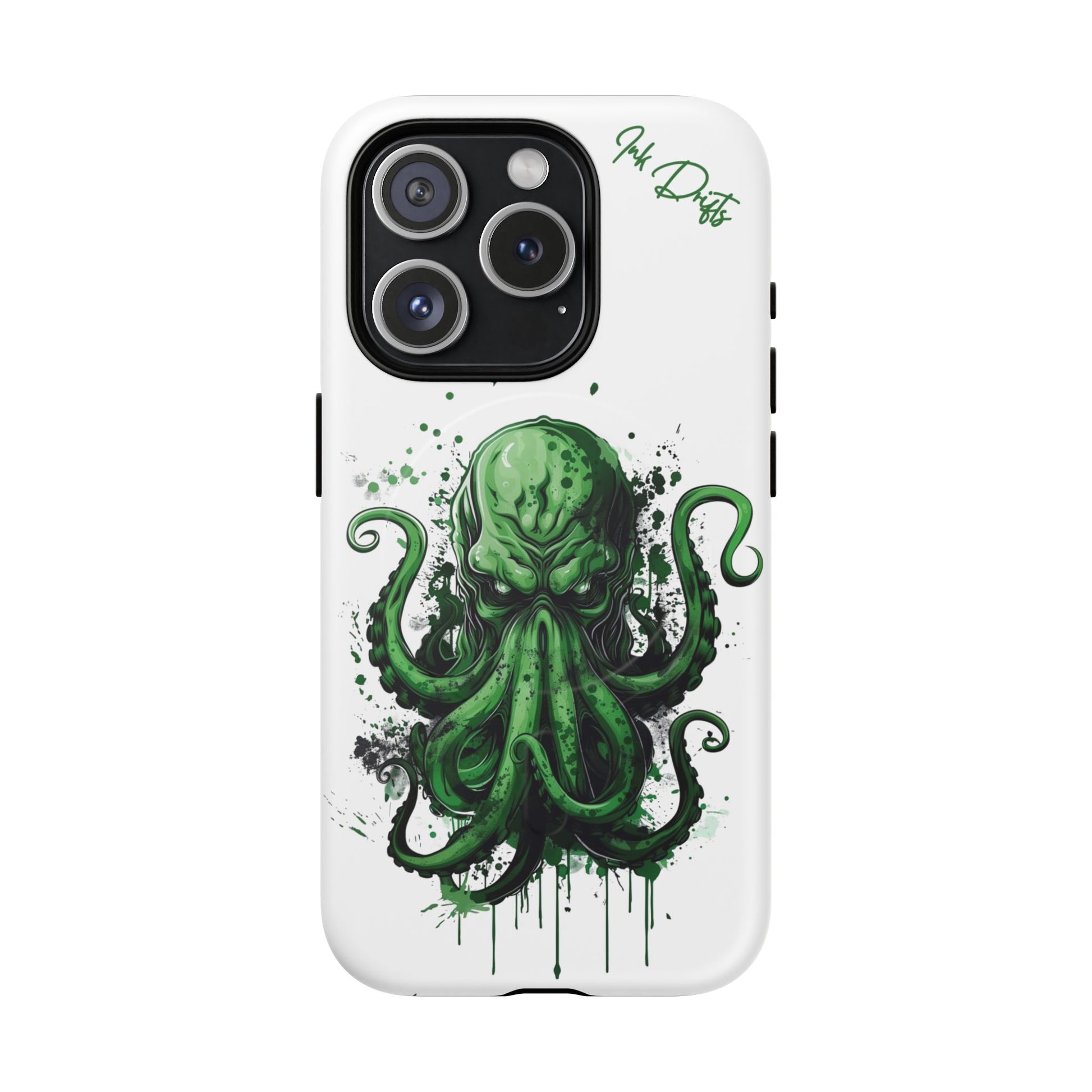 iPhone 15 Pro Matte Phone Case - Kraken Fury | MagSafe iPhone Case