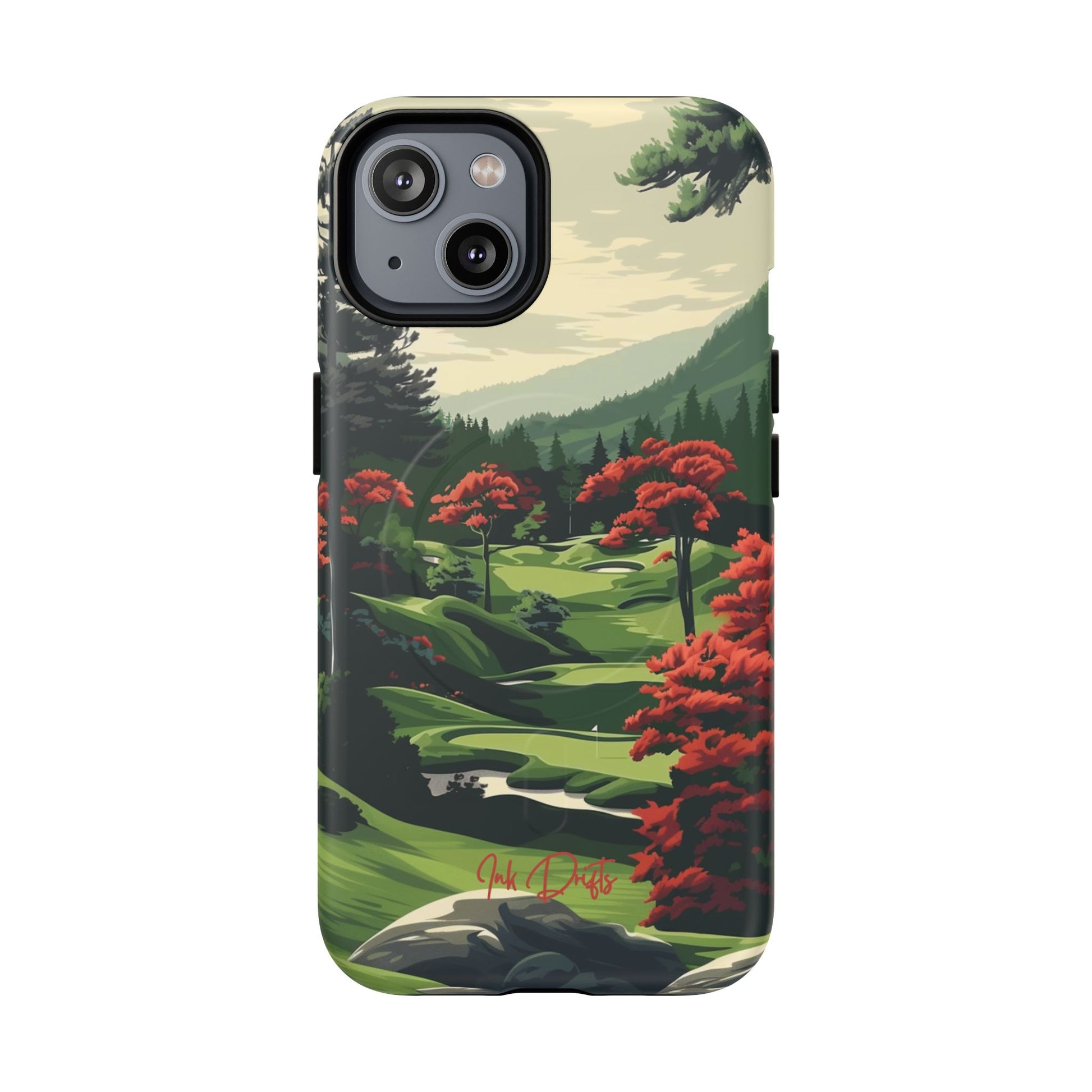 iPhone 14 Matte Phone Case - Tranquil Hills | MagSafe iPhone Case