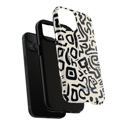 Phone Case - Abstract Doodle | MagSafe iPhone Case