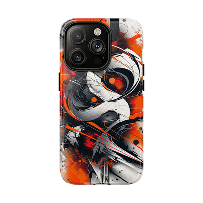 iPhone 14 Pro Glossy Phone Case - Urban Vortex | MagSafe iPhone Case