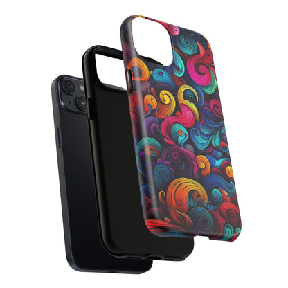 Phone Case - Psychedelic Waves | MagSafe iPhone Case