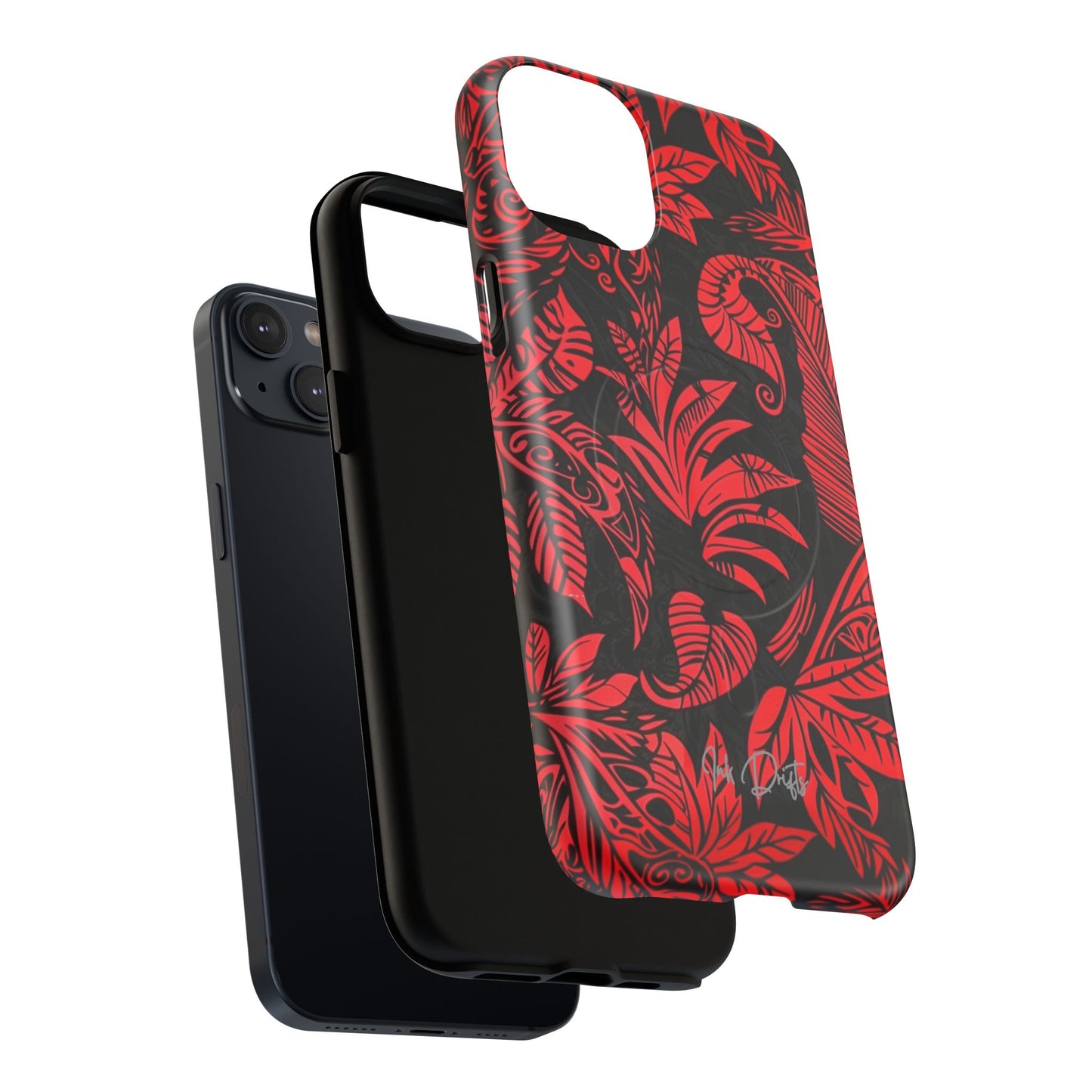 Phone Case - Crimson Jungle | MagSafe iPhone Case