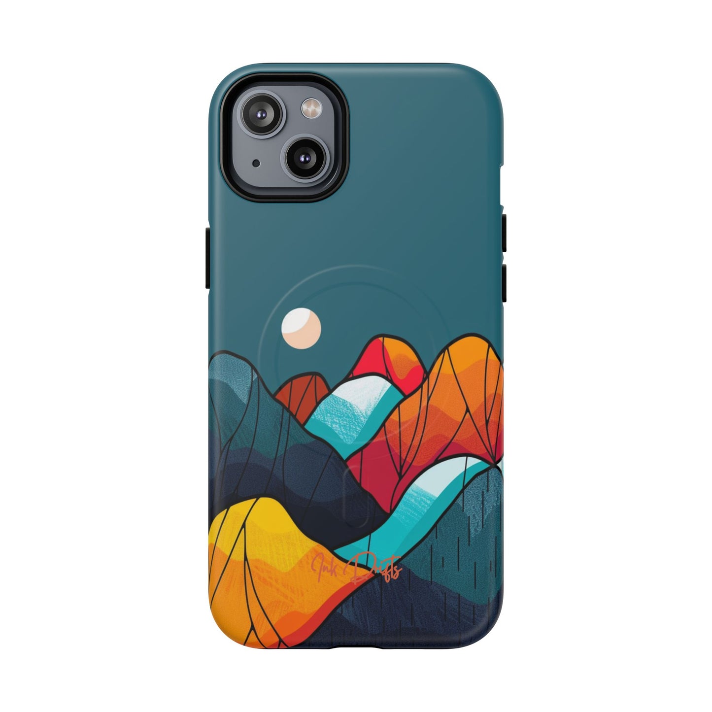 iPhone 14 Plus Matte Phone Case - Autumn Mountains | MagSafe iPhone Case