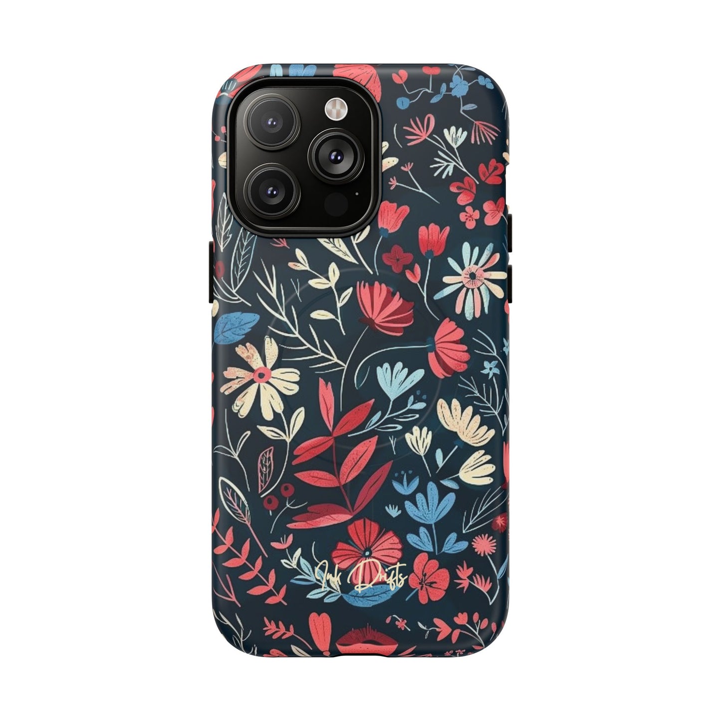 iPhone 14 Pro Max Matte Phone Case - Twilight Petals | MagSafe iPhone Case