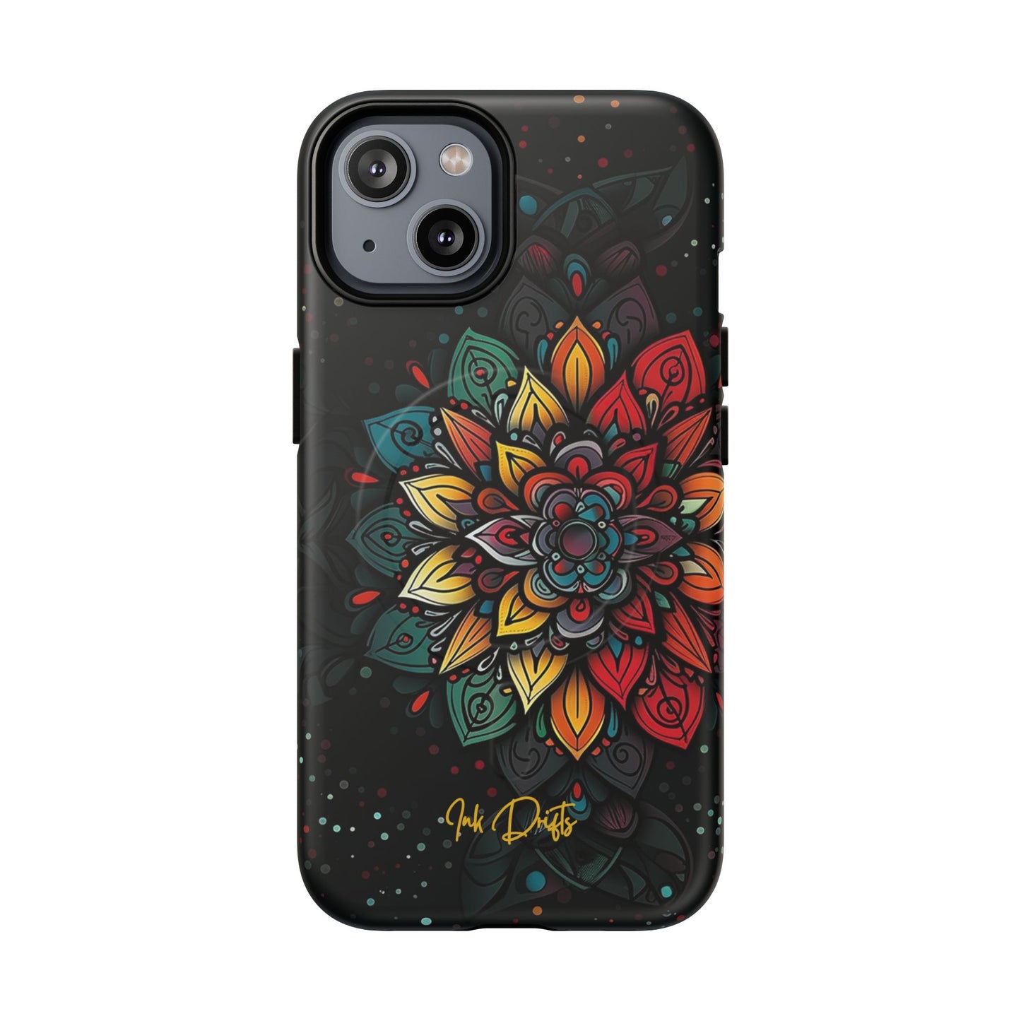 iPhone 14 Matte Phone Case - Mandala Radiance | MagSafe iPhone Case