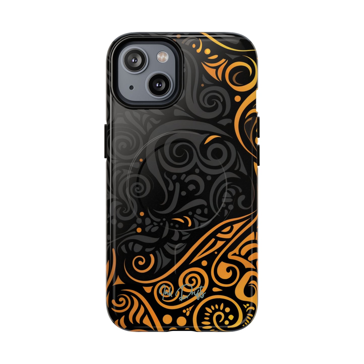 iPhone 14 Glossy Phone Case - Sun Eclipse | MagSafe iPhone Case