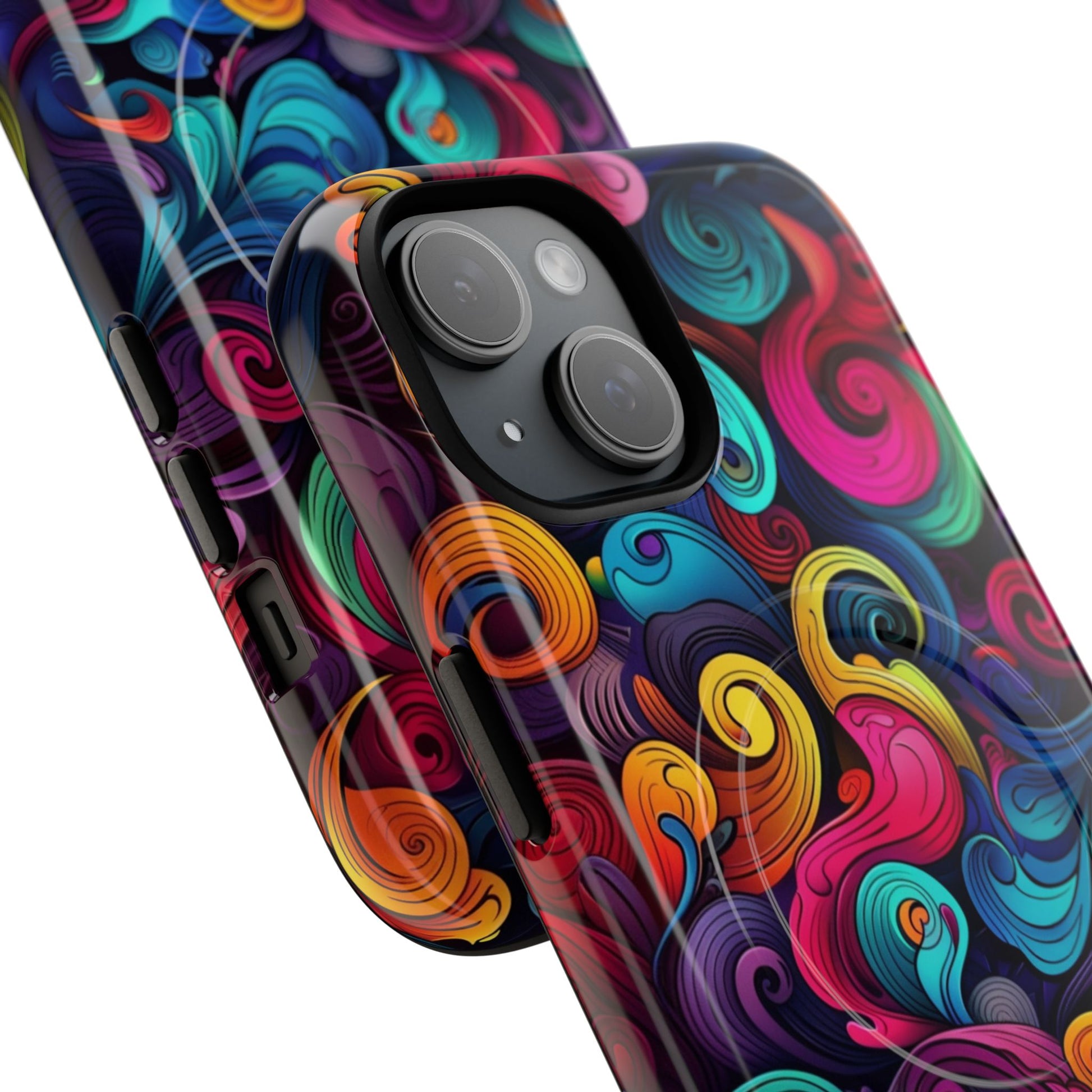 Phone Case - Psychedelic Waves | MagSafe iPhone Case