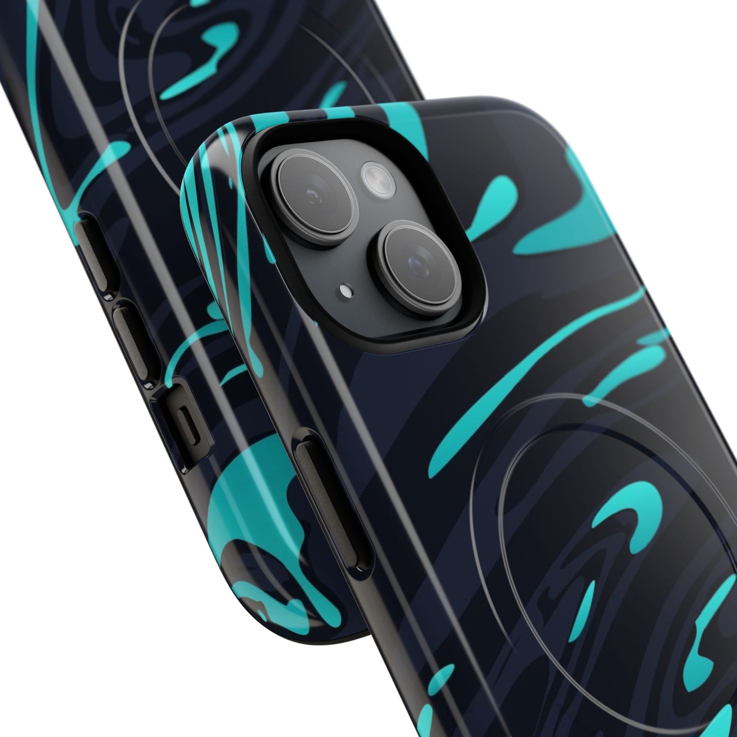 Phone Case - Turquoise Splash | MagSafe iPhone Case