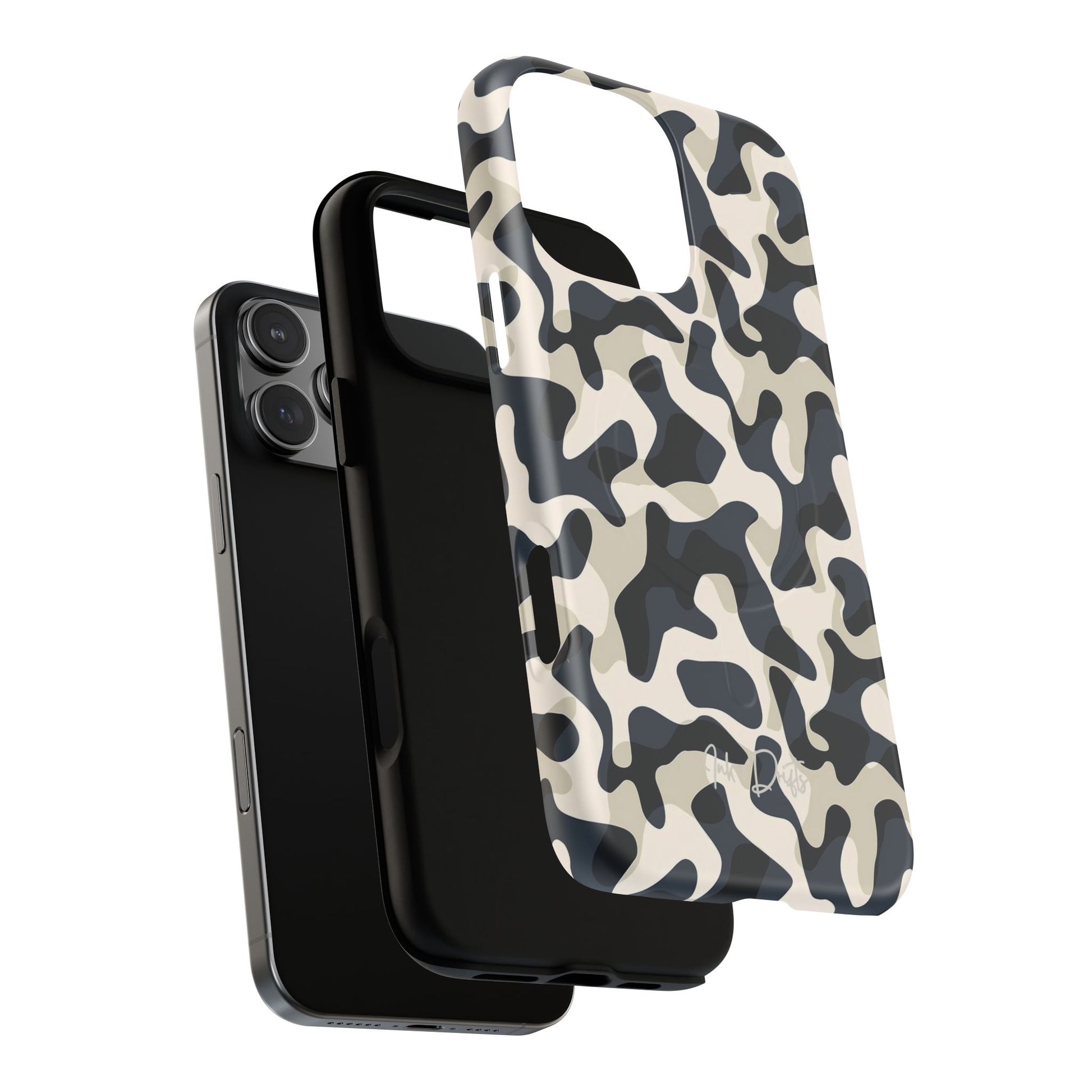 Phone Case - Monochrome Camo | MagSafe iPhone Case