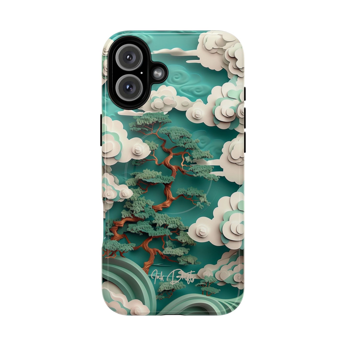 iPhone 16 Plus Glossy Phone Case - Celestial Bonsai | MagSafe iPhone Case