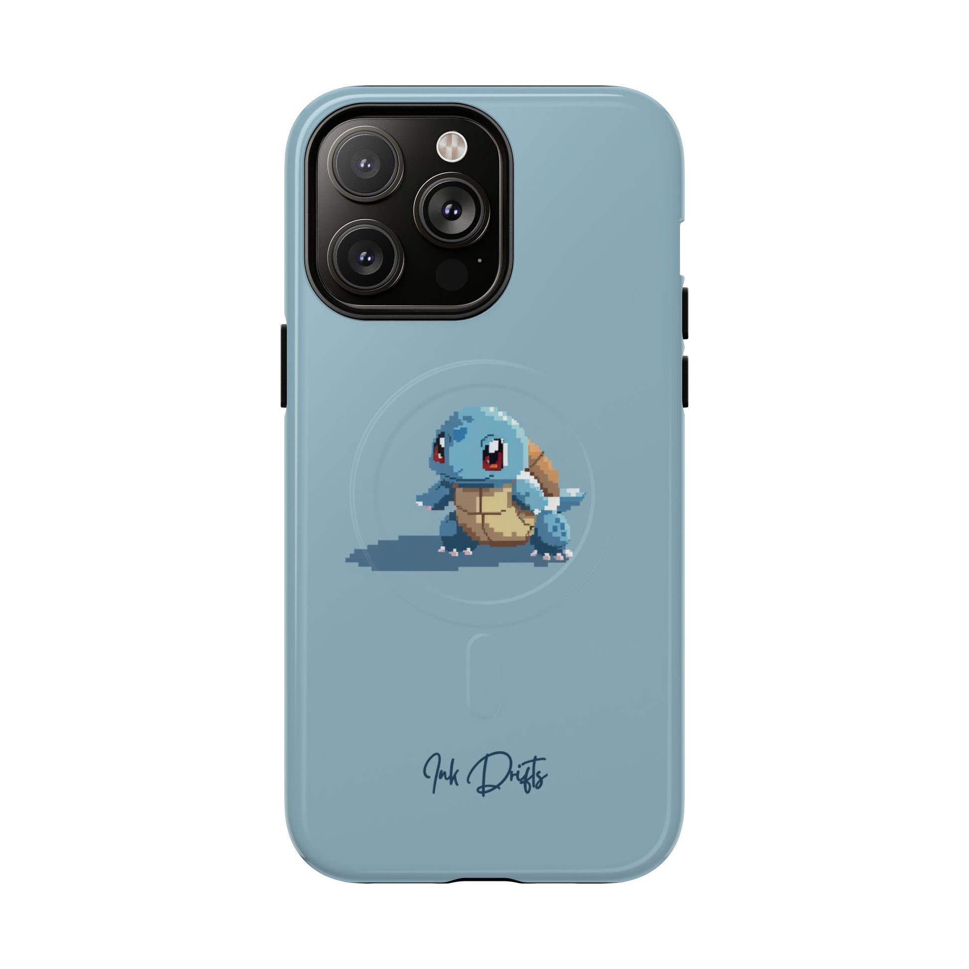 iPhone 14 Pro Max Glossy Phone Case - Pixel Squirtle | MagSafe iPhone Case