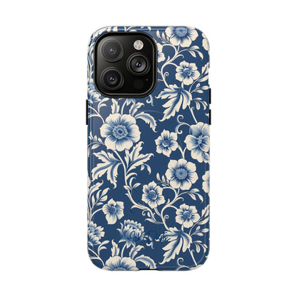 iPhone 14 Pro Max Glossy Phone Case - Regal Florals | MagSafe iPhone Case