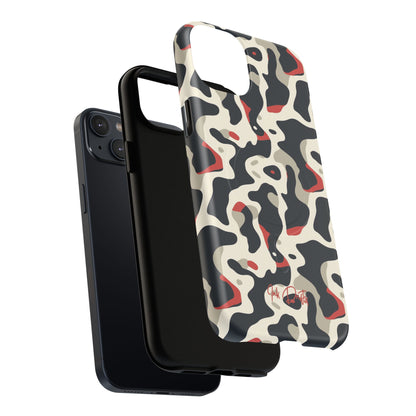 Phone Case - Cream Red Camo | MagSafe iPhone Case