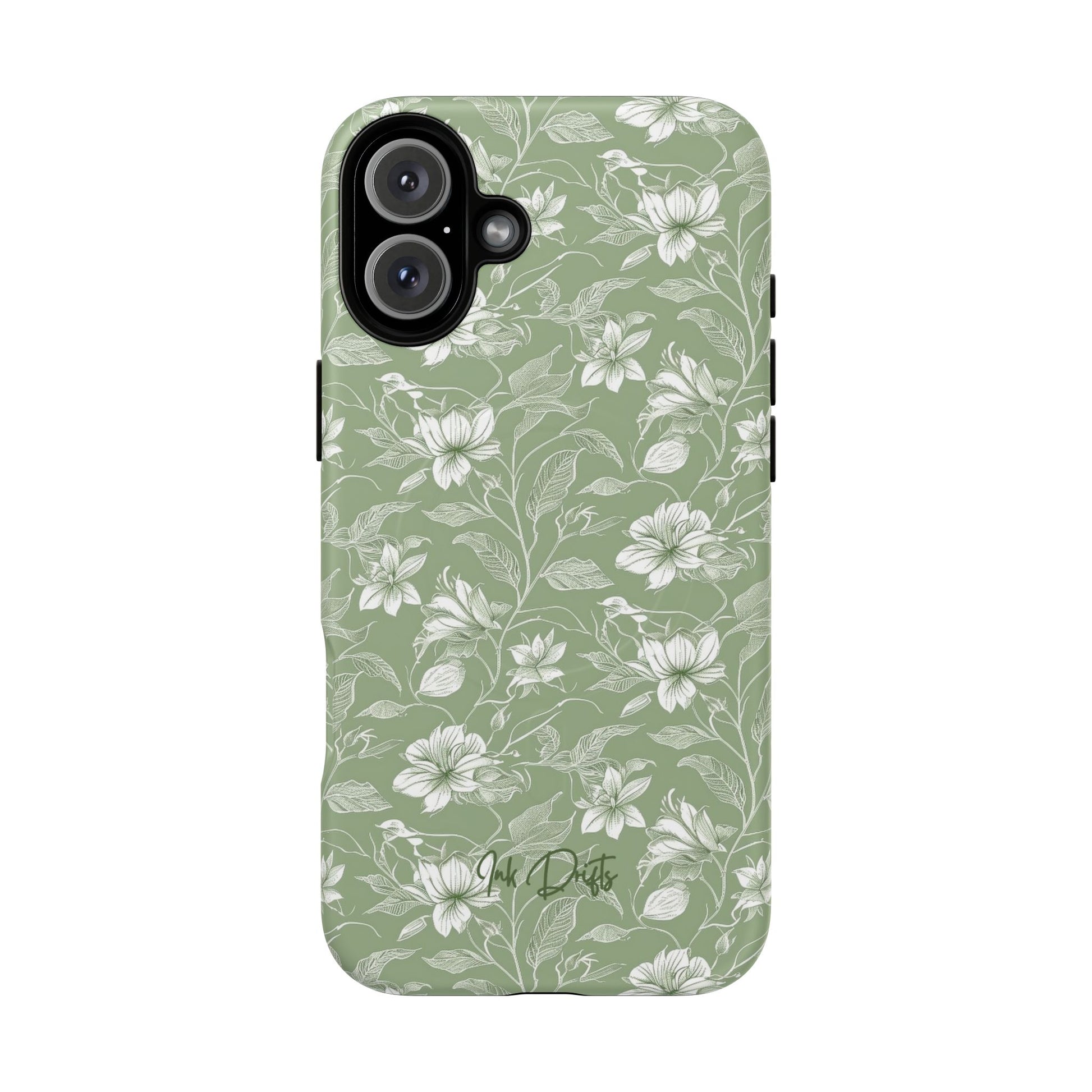 iPhone 16 Plus Matte Phone Case - Garden Whisper | MagSafe iPhone Case