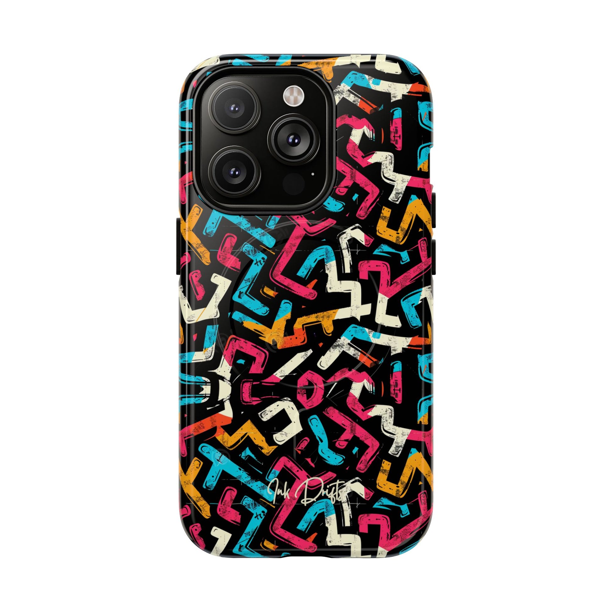 iPhone 14 Pro Glossy Phone Case - Color Frenzy | MagSafe iPhone Case