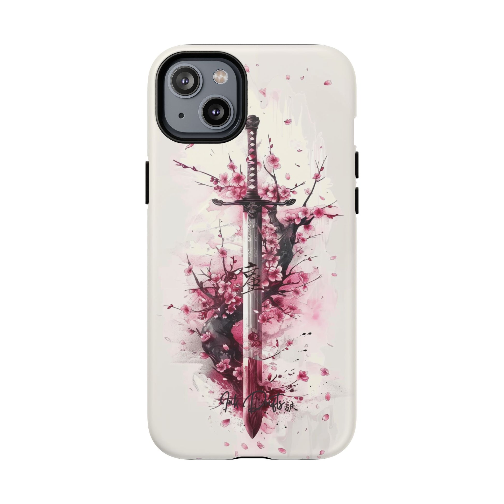 iPhone 14 Plus Matte Phone Case - Sakura Blade | MagSafe iPhone Case