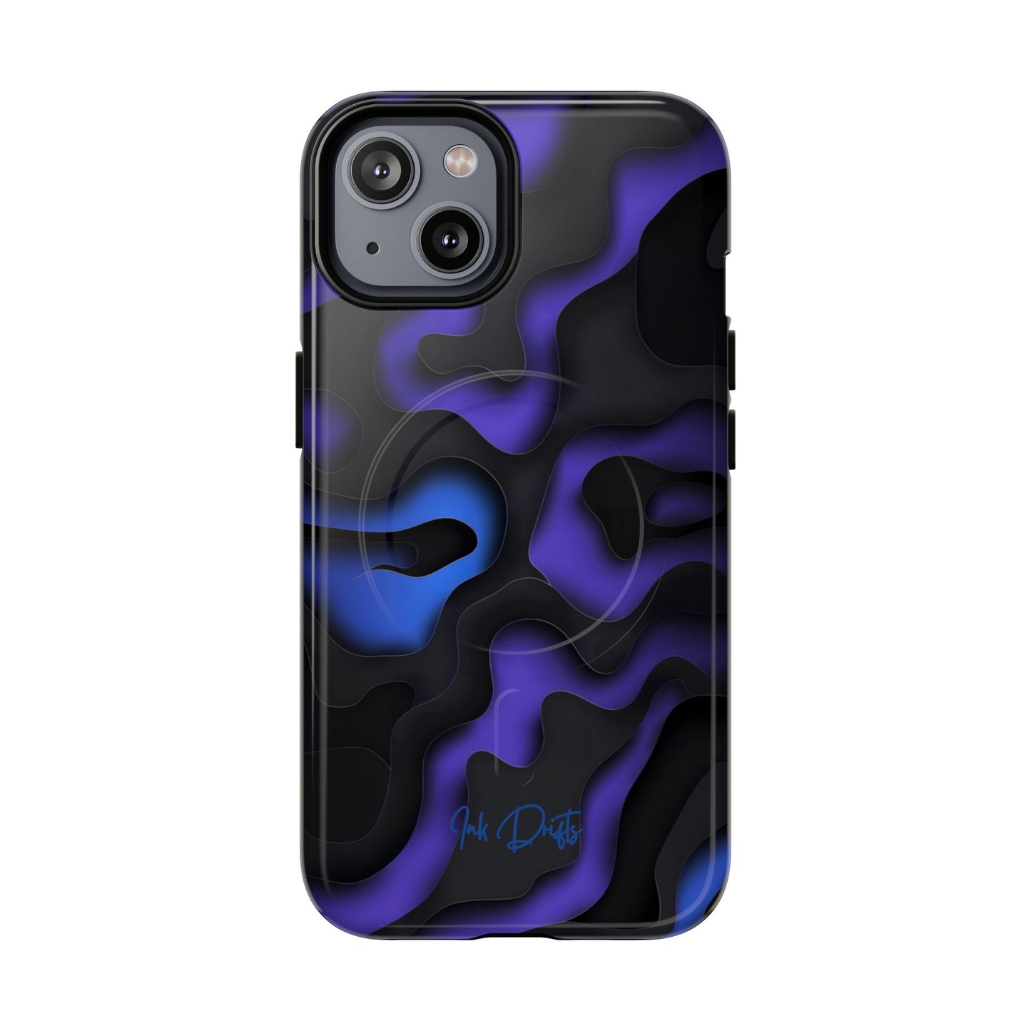 iPhone 14 Glossy Phone Case - Galactic Flow | MagSafe iPhone Case