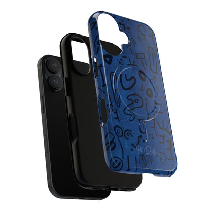 Phone Case - Nocturnal Scribbles | MagSafe iPhone Case