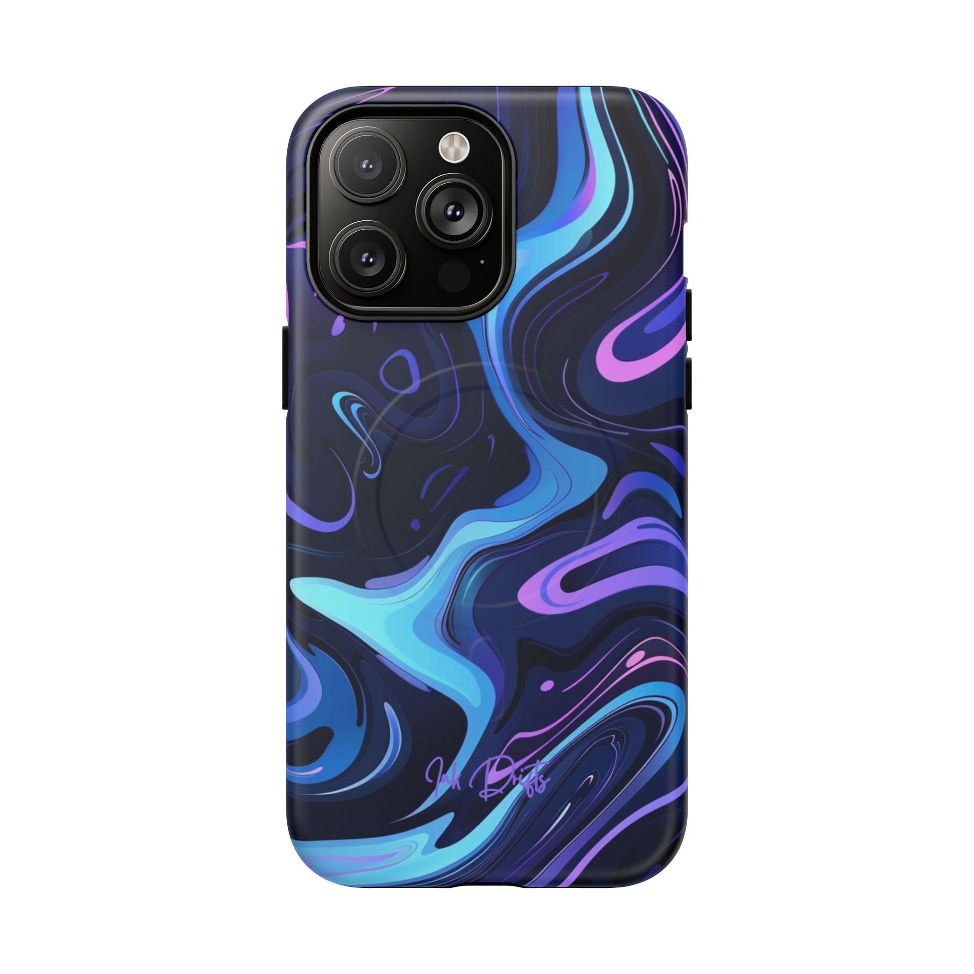 iPhone 14 Pro Max Matte Phone Case - Cosmic Flow | MagSafe iPhone Case