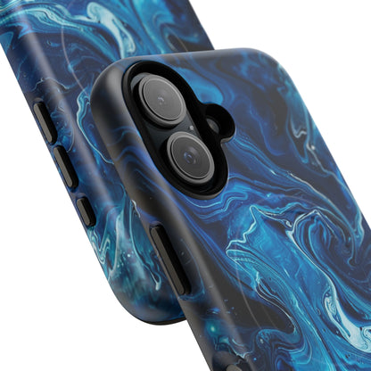 Phone Case - Blue Swirl | MagSafe iPhone Case