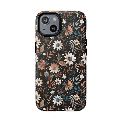 iPhone 14 Matte Phone Case - Midnight Meadow | MagSafe iPhone Case