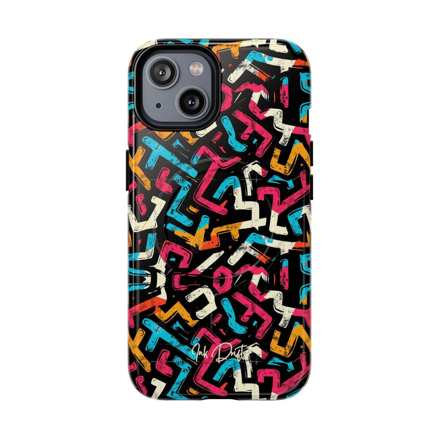 iPhone 14 Glossy Phone Case - Color Frenzy | MagSafe iPhone Case